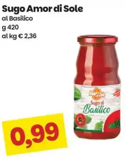 Prix Quality Sugo Amor di Sole al Basilico offerta