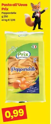 Prix Quality Pasta all'Uovo Prix Pappardelle offerta