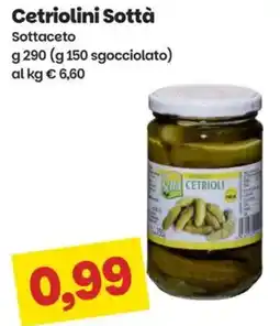 Prix Quality Cetriolini Sottà Sottaceto offerta