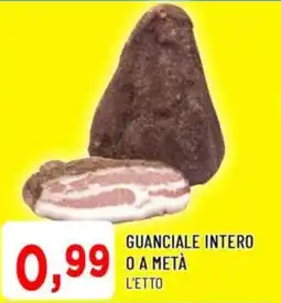 DPiù Guanciale intero o a metà l'etto offerta