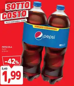 DPiù Pepsi cola offerta