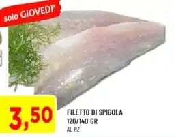 DPiù Filetto di spigola offerta
