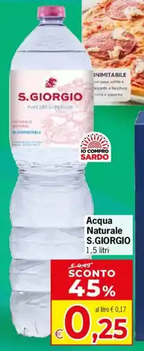 Despar Acqua Naturale S.GIORGIO offerta