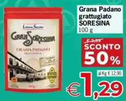 Despar Grana Padano grattugiato SORESINA offerta