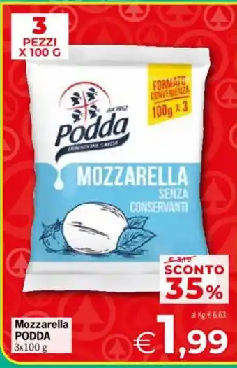 Despar Mozzarella PODDA offerta