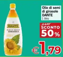 Despar Olio di semi di girasole DANTE offerta