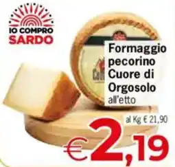 Despar Formaggio pecorino Cuore di Orgosolo offerta
