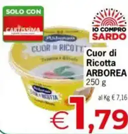 Despar Cuor di Ricotta ARBOREA offerta