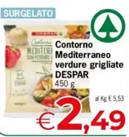 Despar Contorno Mediterraneo verdure grigliate DESPAR offerta