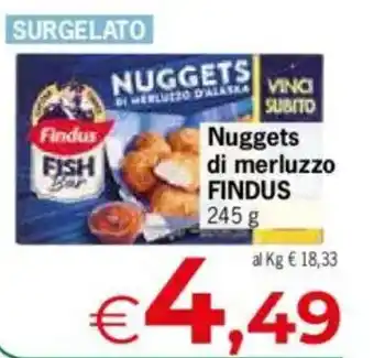Despar Nuggets di merluzzo FINDUS offerta