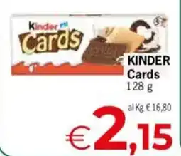 Despar KINDER Cards offerta