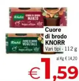 Despar Cuore di brodo KNORR offerta
