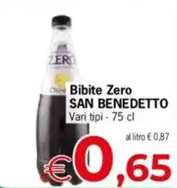 Despar Bibite Zero SAN BENEDETTO offerta