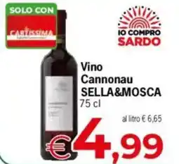 Despar Vino Cannonau SELLA&MOSCA offerta