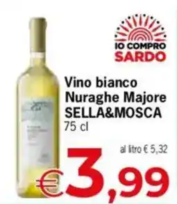Despar Vino bianco Nuraghe Majore SELLA&MOSCA offerta