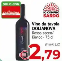 Despar Vino da tavola DOLIANOVA offerta