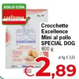 Despar Crocchette Excellence DOG Mini al pollo EXCELLENCE SPECIAL DOG offerta