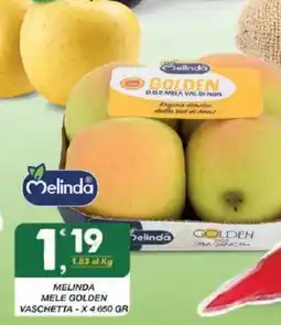 Sisa Melinda mele golden vaschetta offerta