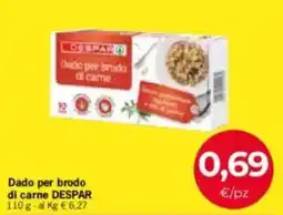 Despar Dado per brodo di carne DESPAR offerta