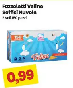 Prix Quality Fazzoletti Veline Soffici Nuvole 2 Veli 150 pezzi offerta