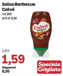 Prix Quality Salsa Barbecue Calvè offerta