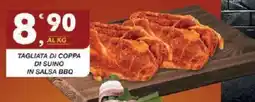 Sisa Tagliata di coppa di suino in salsa bbq offerta