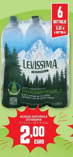 Pam Acqua naturale LEVISSIMA offerta