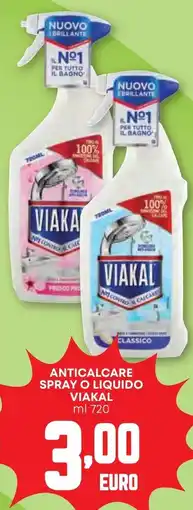 Pam Anticalcare spray o liquido VIAKAL offerta