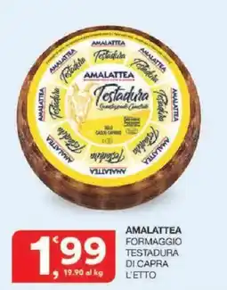 Sisa Amalattea formaggio testadura di capra offerta