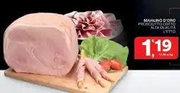 Sisa Maialino d'oro prosciutto cotto alta qualità offerta