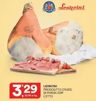 Sisa Leoncini prosciutto crudo di parma dop offerta
