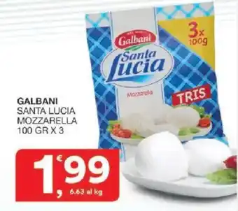 Sisa Galbani santa lucia mozzarella offerta