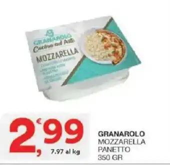 Sisa Granarolo mozzarella panetto offerta