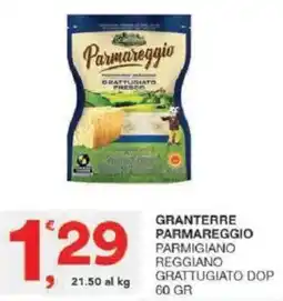 Sisa Granterre parmareggio parmigiano reggiano grattugiato dop offerta