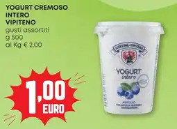 Pam Yogurt cremoso intero VIPITENO offerta