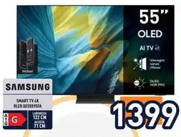 Unieuro SAMSUNG SMART TV 4K OLED QE55S95FA offerta