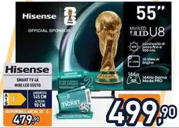 Unieuro Hisense SMART TV 4K MINI LED 55U7Q offerta