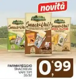 Sisa Parmareggio snack&vai offerta