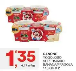 Sisa Danone yogoloso supermario banana/fragola offerta