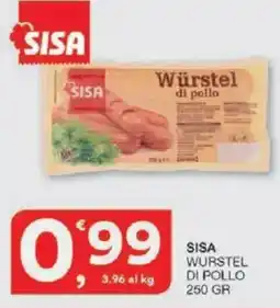 Sisa Sisa wurstel di pollo offerta