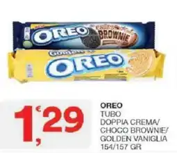 Sisa Oreo tubo doppia crema/ choco brownie/ golden vaniglia offerta