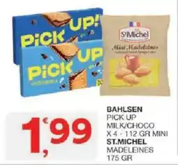 Sisa Bahlsen pick up milk/choco mini st.michel madeleines offerta