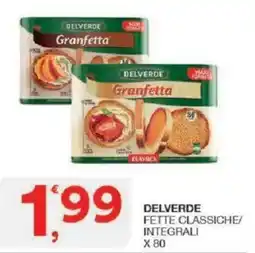 Sisa Delverde fette classiche/ integrali offerta