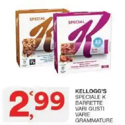 Sisa Kellogg's speciale k barrette offerta
