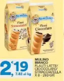 Sisa Mulino bianco flauti latte/ cioccolato/ stracciatella offerta