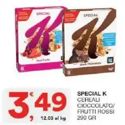 Sisa Special k cereali cioccolato/ frutti rossi offerta