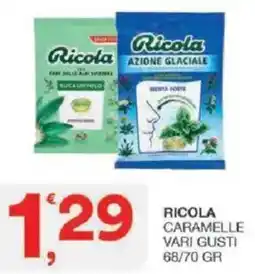 Sisa Ricola caramelle offerta