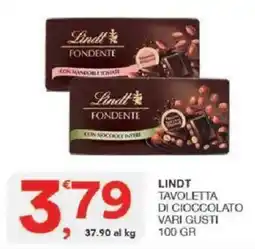 Sisa Lindt tavoletta di cioccolato offerta