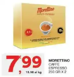 Sisa Morettino caffe espresso offerta