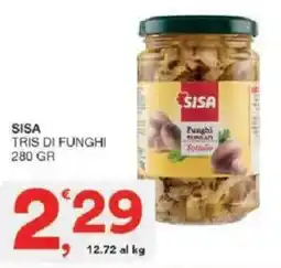 Sisa Sisa tris di funghi offerta